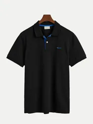 Gant Piqué Poloshirt Schwarz L