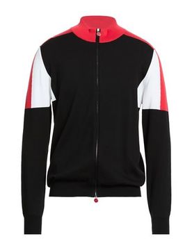 Strickjacke Herren Schwarz XL Herren