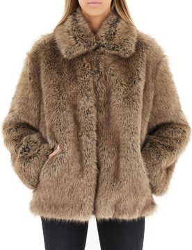 Finta pelliccia LIU JEANS NOCCIOLA 40