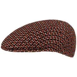 Maze Jacquard 504 Flat Cap by - orange - Herren - Size: M (56-57 cm)