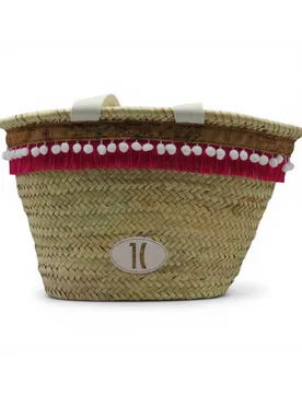 Borsa Secchiello Bloom in Summer Donna Fuxia in Paglia e Pelle - ALVIERO MARTINI 1 CLASSE - FashionsVida