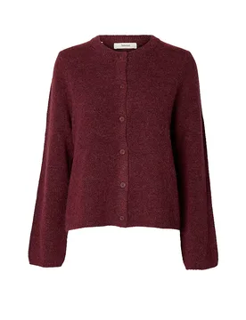 Cardigan SLWLULU rouge foncé S - Selected Femme - FashionsVida