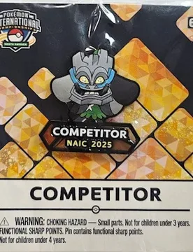 Pokemon NAIC Competitor 2025 Ogerpon Pin Badge - Pokémon - FashionsVida