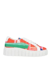 Sneakers Mujer Rojo tomate 36,40 Mujer