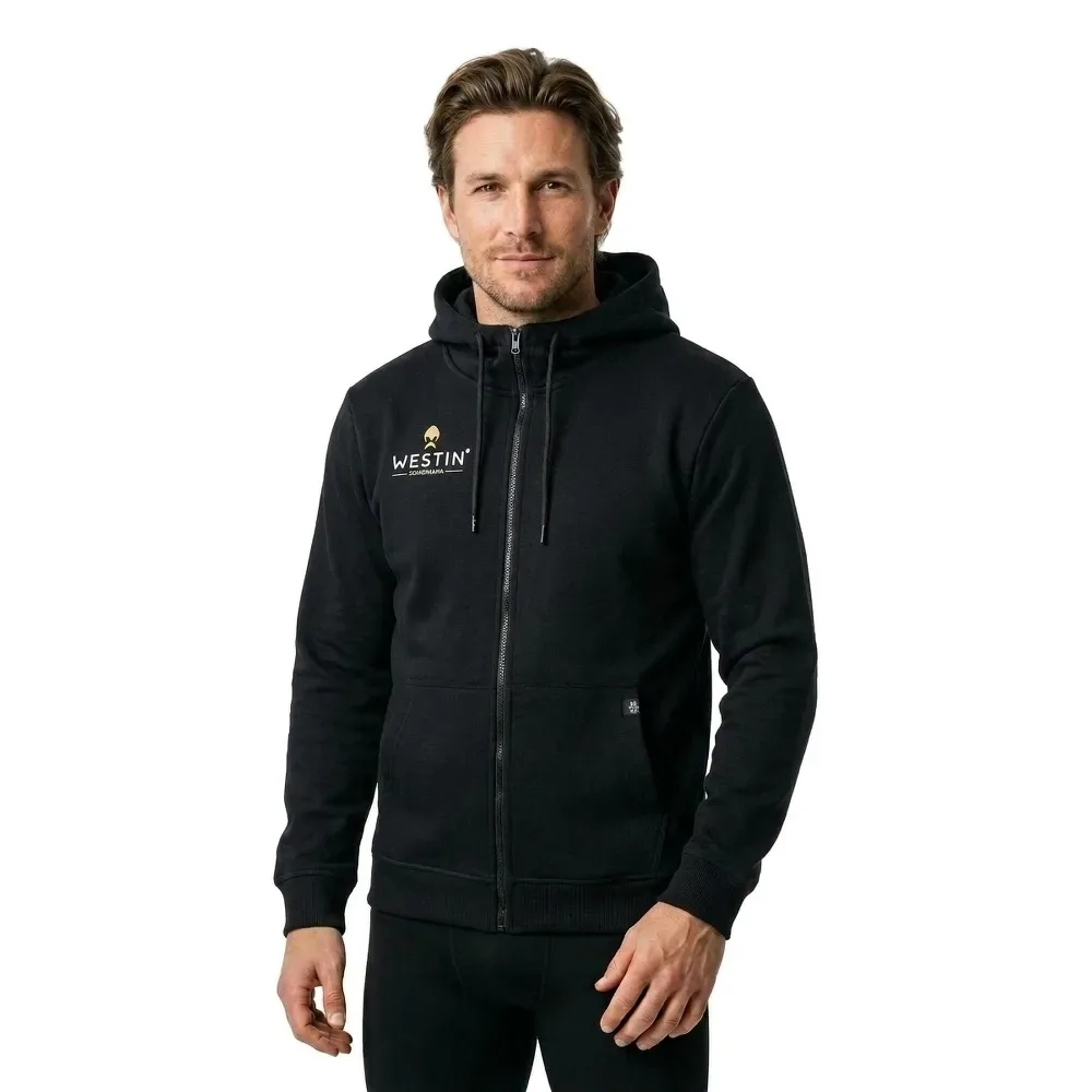 Original Full Zip Sweatshirt Black XS Men - Westin - FashionsVida