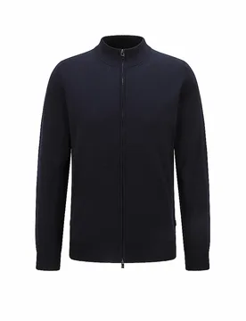 Cárdigan Balonso azul oscuro M - BOSS - FashionsVida
