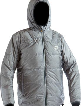 Daunen-Skijacke Gonzo H Grey Black für Herren Größe M Grau