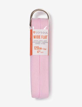 Lacet Plat Large 120cm rose tu unisex