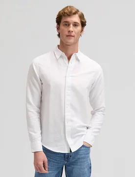 Camisa de hombre de manga larga de corte regular - Lee - FashionsVida