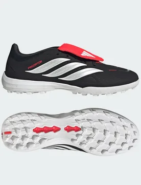 Scarpa da calcio PREDATOR LEAGUE Fold-Over Tongue Turf 45 1/3 Core Black / Cloud White / Lucid Red - Adidas - FashionsVida