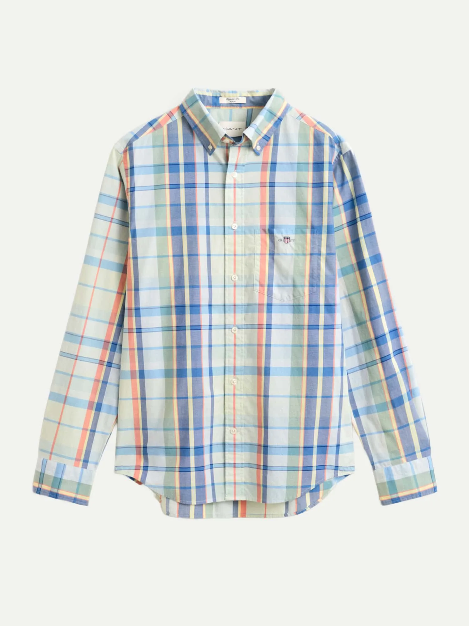 Kariertes Regular-Fit Hemd Mehrfarbig M - Gant - FashionsVida