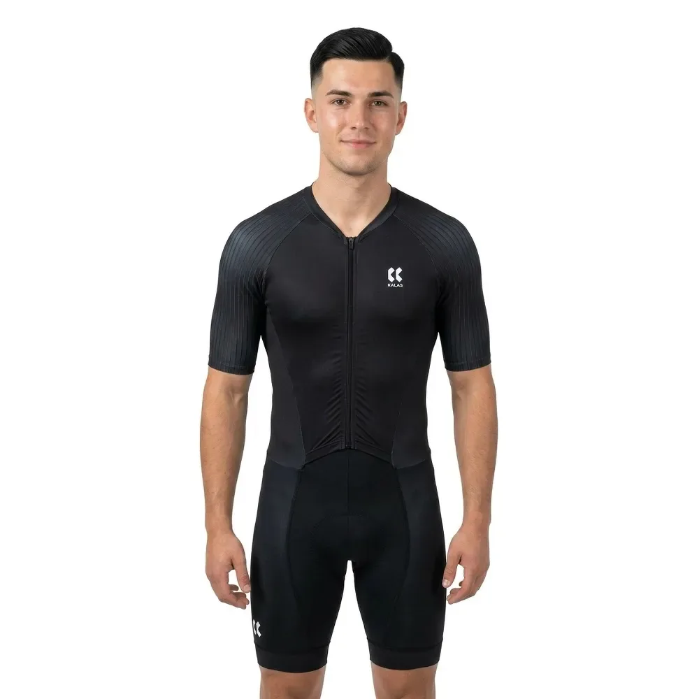 Tuta Da Gara A Maniche Corte Passion Z6 Black - KALAS - FashionsVida