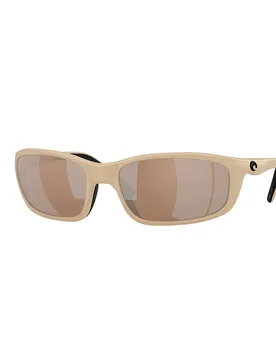 Brine Ii Polarized Sunglasses Matte Sand Copper Silver Mirror 580G/CAT3 Men - Costa - FashionsVida