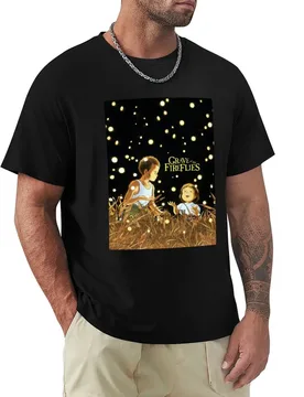 Grave of The Fireflies (Large) Graphic T-Shirt Daily Wear Plain Short Sleeve Shirt - Aliexpress - FashionsVida