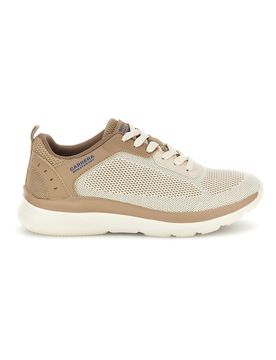 Sneakers beige in tessuto con suoletta estraibile CAM312043510 43