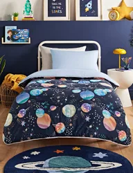 Tog Junior Coverless Duvet Set Navy