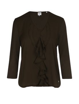 Blusenshirt CLARISA braun 48 damen