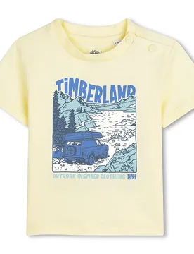 T-shirt à Manches Courtes T60855 Straw 4 Années Garçon - Timberland - FashionsVida