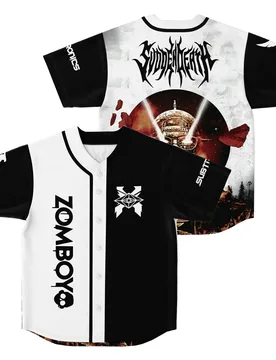 Zomboy All in One Baseball Jersey V-Neck Short Sleeve Button-Down Shirts Women Men Streetwear Tops - Aliexpress - FashionsVida
