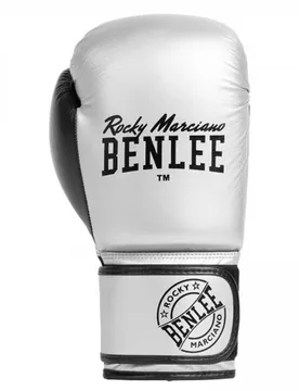 Gants De Boxe Artificiels Cuir Carlos Silver / Black 14 oz