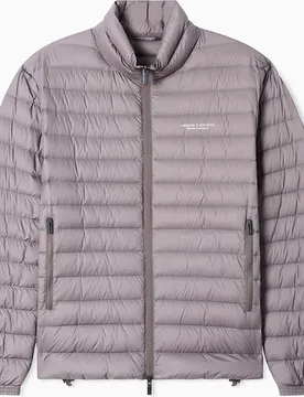 Plumífero de hombre acolchado con cremallera de doble carril - Armani Exchange - FashionsVida