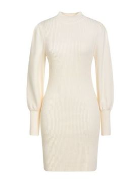 Minivestido Mujer Marfil XS Mujer