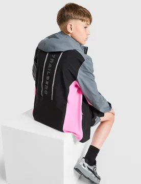 Giacca Antivento Triathlon Colour Block - Nero, nero nero Bambino taglia XL - Trailberg - FashionsVida