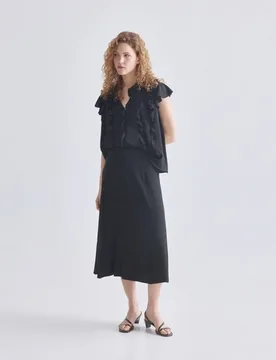 Blanxart - Falda midi simétrica - Blanxart - FashionsVida