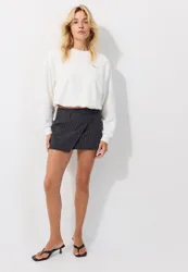Cropped-Ballon-Sweatshirt Ecru M