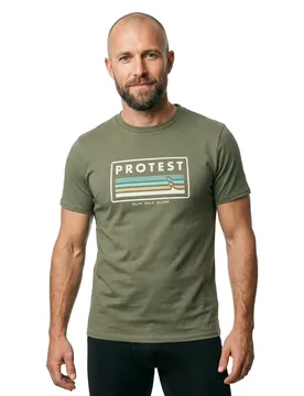 Maglietta A Maniche Corte Barn Artic Green M - Protest - FashionsVida