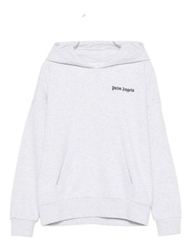 Felpa con cappuccio di cotone con logo