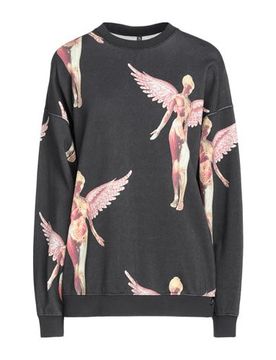 Sweatshirt Damen Braungrau M Damen