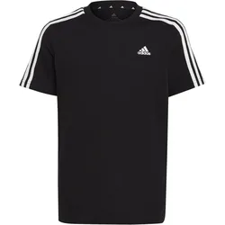 Essentials 3-Streifen Cotton Kinder T-Shirt, schwarz 140