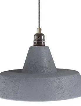 Cables Suspension Luminaire Textile Industrial Ceramics 1.2 M White Cement One Size - Creative - FashionsVida