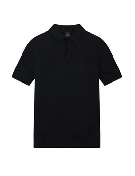 Herren Polo Schwarz 509458