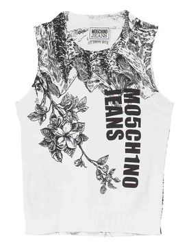 Top Smanicato a Maglia