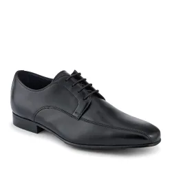 Mens Moscow Smart Leather Shoes - Black - Size Uk 9