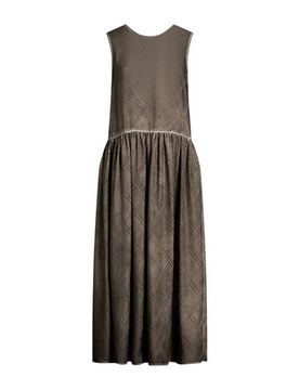 Midi-Kleid Damen Grau M Damen