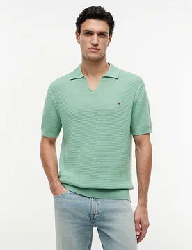 Tommy Hilfiger Polo menthe M - Tommy hilfiger - FashionsVida