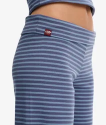 Superdry Damen Athletic Essentials Jogginghose mit Umschlagbund Blue - Größe: 44