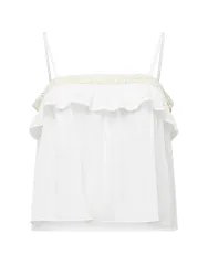 Top Cropped Fit TISANE 1 weiss 40 damen