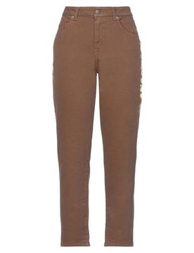 Pantalones vaqueros Mujer Marrón S Mujer