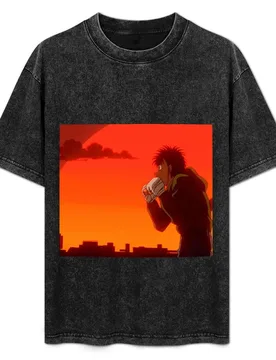 Hajime no Ippo Sunset T-Shirt - Aliexpress - FashionsVida