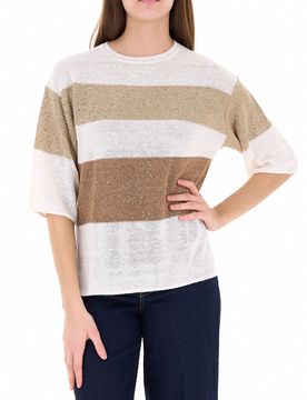 Maglia in lino PANNA L