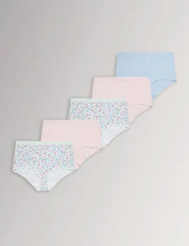Pack Floral Print Full Briefs - Multicolor - Size: 34-36 - Yours - FashionsVida