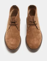 Suede Gum Sole Chukka Boots Tan male