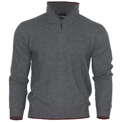 Cashmere Half Zip Sweatshirt Dark Navy M Men
