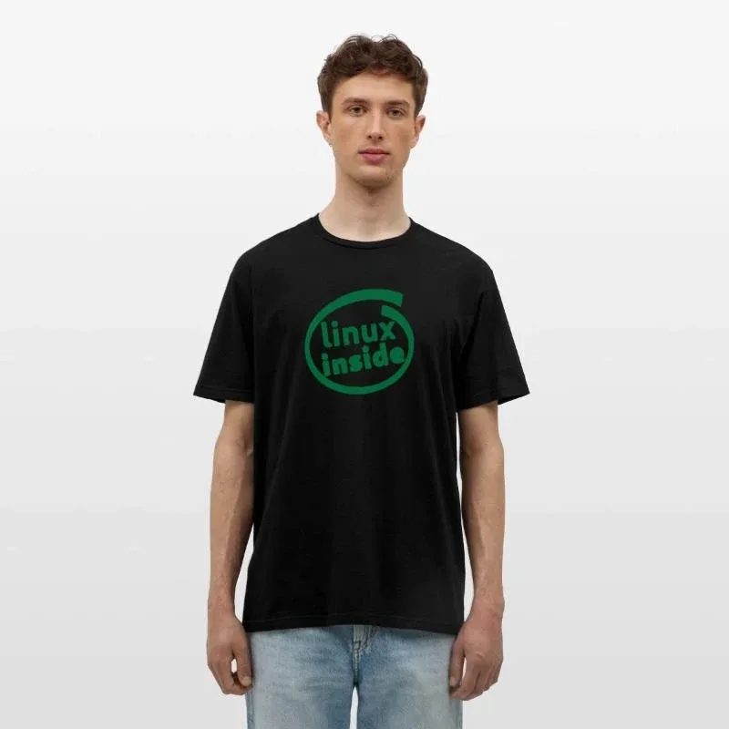 LINUX INSIDE TUX PROGRAMMIERER LOGO Funny Developer Gift t shirt for Software Engineer Graphic clothes All size Tops S-6XL - Aliexpress - FashionsVida