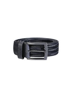 Joop Cinturón de cuero azul oscuro 100