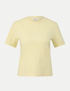 S. Oliver RED LABEL T-Shirt Gelb 38 - S. Oliver - FashionsVida
